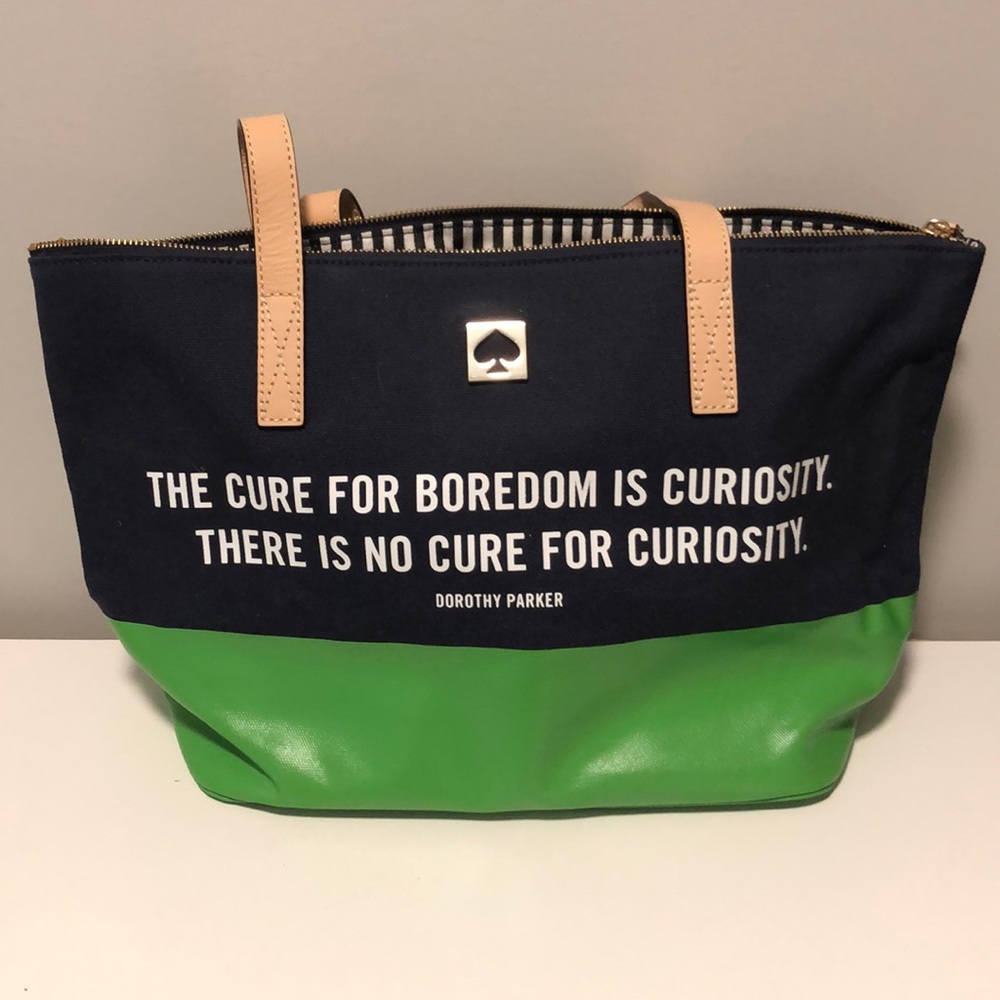 Kate Spade saying tote